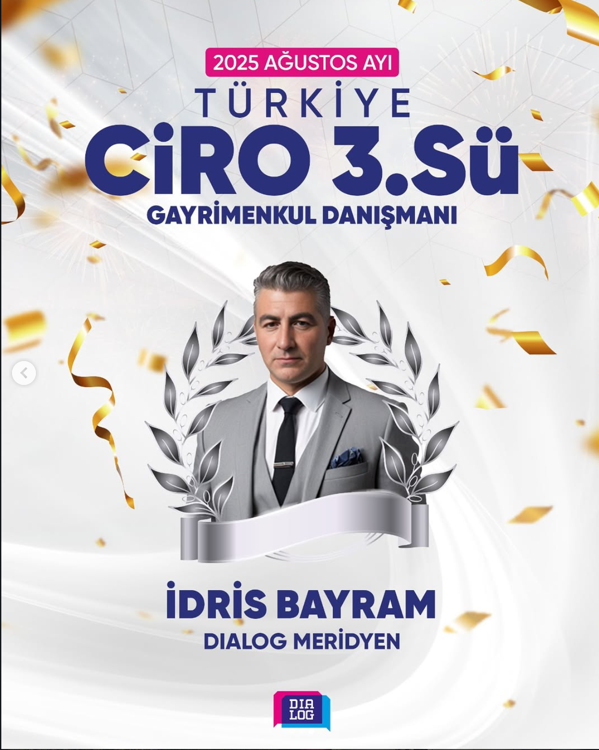 İdris Bayram - Gayrimenkul Başarı Kartı