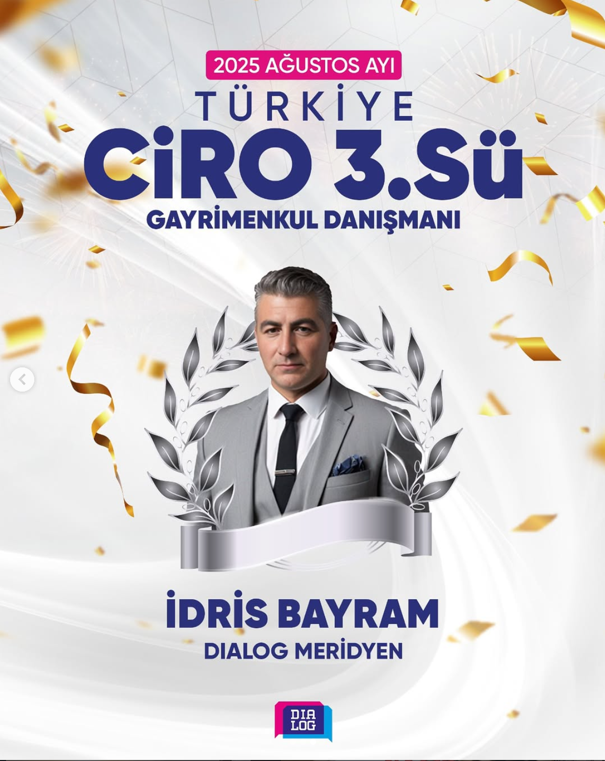İdris Bayram - 2025 Başarı Ödülü